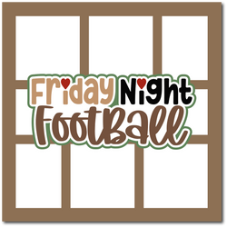 Friday Night Football - Scrapbook Single Page Kit
