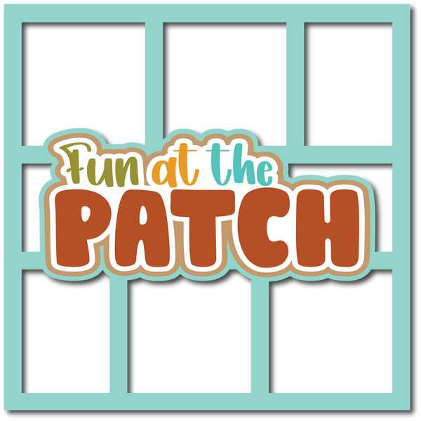 Fun at the Patch - 6 Frames - Scrapbook Page Layered Overlay Kit