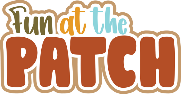 Fun at the Patch - Scrapbook Page Title Sticker
