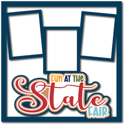 Fun at the State Fair - 3 Frames - Scrapbook Page Layered Overlay Kit