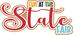 Fun at the State Fair - Scrapbook Page Title Sticker