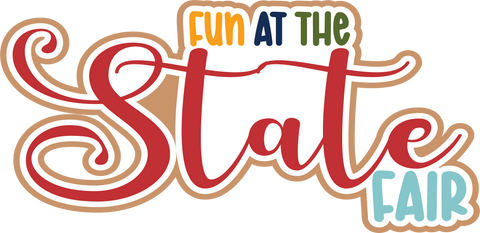 Fun at the State Fair - Scrapbook Page Title Sticker