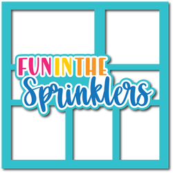 Fun in the Sprinklers - Layered Overlay - Digital Cut File - SVG - INSTANT DOWNLOAD