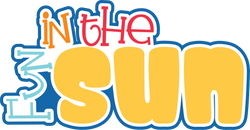 Fun in the Sun - Scrapbook Page Title Sticker