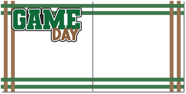 Game Day - Scrapbook Double Page Kit