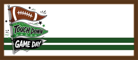 Game Day - Touchdown - Scrapbook Page Title Sticker