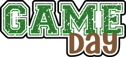 Game Day - Scrapbook Page Title Die Cut