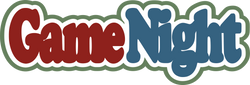 Game Night - Digital Cut File - SVG - INSTANT DOWNLOAD