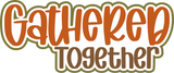 Gathered Together - 6 Frames - Scrapbook Page Layered Overlay Kit
