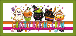 Ghostly Baking Crew - Scrapbook Page Title Die Cut