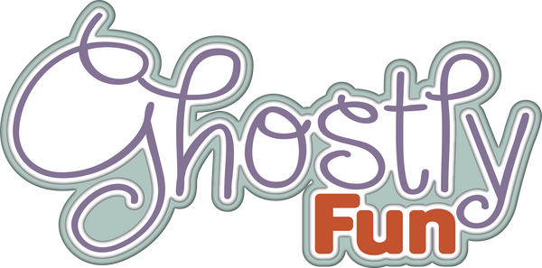 Ghostly Fun - Scrapbook Page Title Sticker