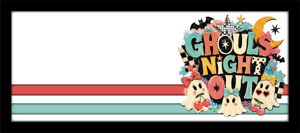Ghouls NIght Out - Scrapbook Page Title Sticker