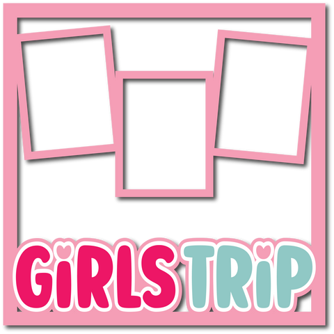 Girls Trip - Layered Overlay - Digital Cut File - SVG - INSTANT DOWNLOAD