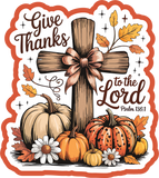 Give Thanks to the Lord - 5 Frames - Scrapbook Page Layered Overlay Kit