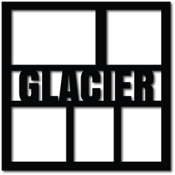 Glacier - 5 Frames - Scrapbook Overlay - Digital Cut File - SVG - INSTANT DOWNLOAD