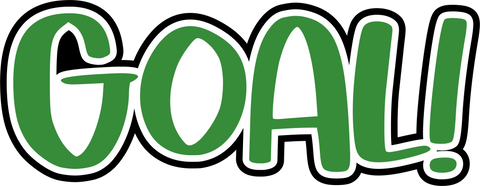 Goal! - Scrapbook Page Title Sticker
