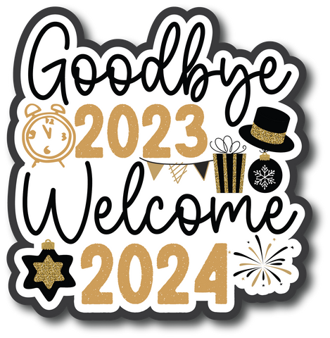 School Year 2023-2024 - Scrapbook Page Title Sticker