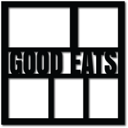 Good Eats - 5 Frames - Scrapbook Overlay - Digital Cut File - SVG - INSTANT DOWNLOAD