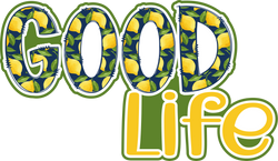 Good Life - Scrapbook Page Title Die Cut