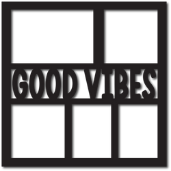 Good Times - 5 Frames - Scrapbook Overlay - Digital Cut File - SVG - INSTANT DOWNLOAD
