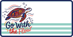 Go with the Flow - Scrapbook Page Title Die Cut