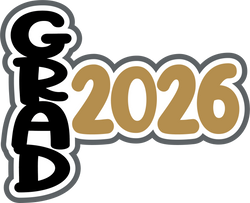 Grad 2026 - Digital Cut File - SVG - INSTANT DOWNLOAD