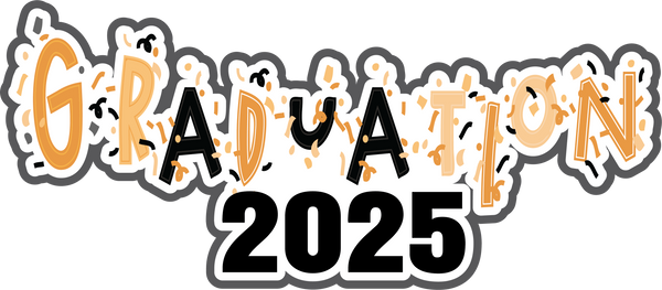 Graduation 2025 - Scrapbook Page Title Sticker