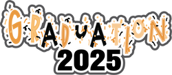 Graduation 2025 - Scrapbook Page Title Die Cut