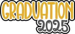 Graduation 2025 - Scrapbook Page Title Die Cut