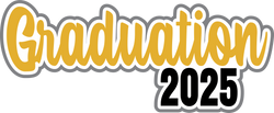 Graduation 2025 - Scrapbook Page Title Die Cut