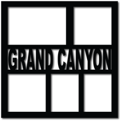 Grand Canyon - 5 Frames - Scrapbook Overlay - Digital Cut File - SVG - INSTANT DOWNLOAD
