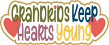 Grandkids Keep Hearts Young - 2 Frames - Layered Overlay Kit