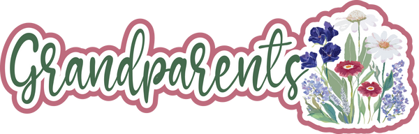 Grandparents - Scrapbook Page Title Sticker