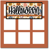Halloween - Scrapbook Single Page Kit