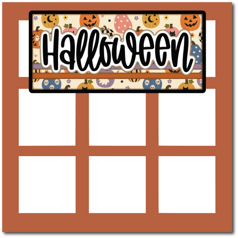 Halloween - Scrapbook Single Page Kit