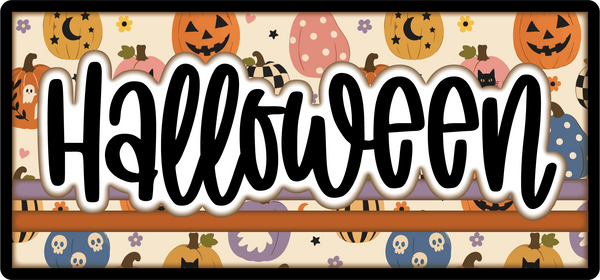 Halloween - Scrapbook Page Title Die Cut