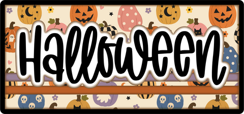 Halloween - Scrapbook Page Title Die Cut