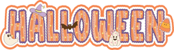 Halloween - Scrapbook Page Title Die Cut