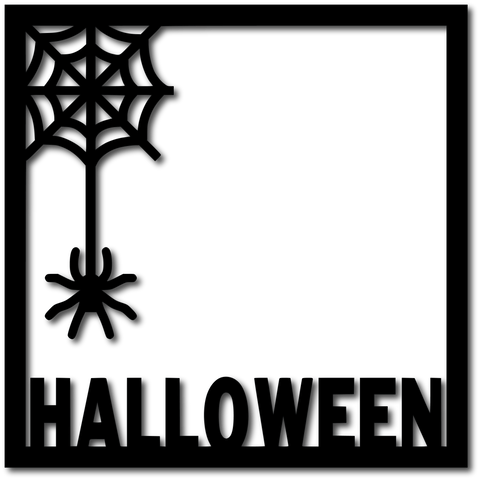Halloween - Scrapbook Overlay - Digital Cut File - SVG - INSTANT DOWNLOAD