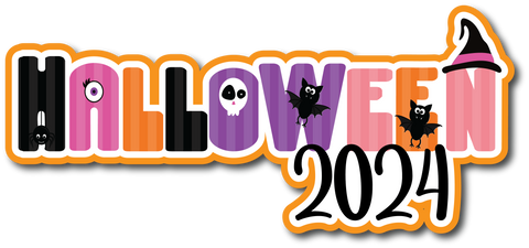 Halloween 2024 - Scrapbook Page Title Die Cut