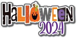 Halloween 2024 - Scrapbook Page Title Sticker