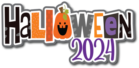 Halloween 2024 - Scrapbook Page Title Die Cut