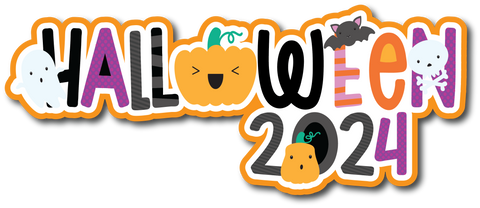 Halloween 2024 - Scrapbook Page Title Die Cut