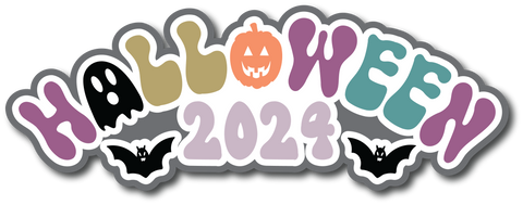 Halloween 2024 - Scrapbook Page Title Die Cut