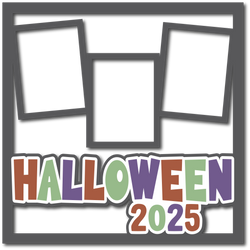 Halloween 2025 - 3 Frames - Layered Overlay - Digital Cut File - SVG - INSTANT DOWNLOAD