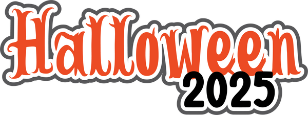 Halloween 2025 - Scrapbook Page Title Die Cut