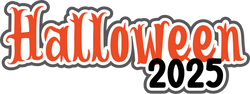 Halloween 2025 - Scrapbook Page Title Sticker
