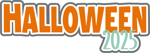 Halloween 2025 - Scrapbook Page Title Sticker
