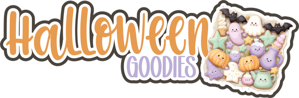 Halloween Goodies - Scrapbook Page Title Sticker