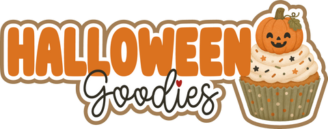 Halloween Goodies - Scrapbook Page Title Sticker